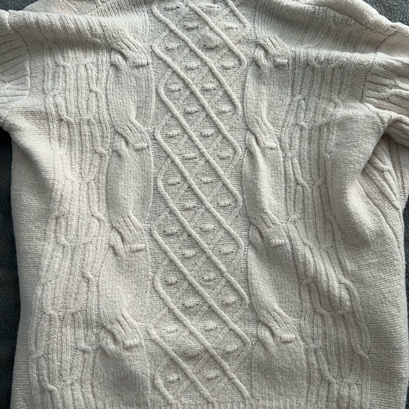 Pink rose women’s knitted sweater - Picture 3 of 3